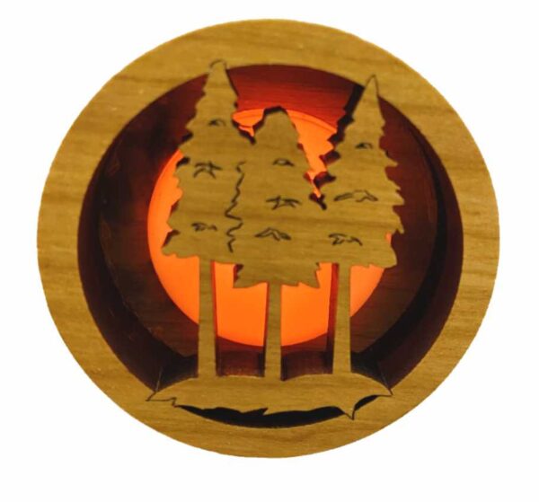 Stand of Trees Glow Light