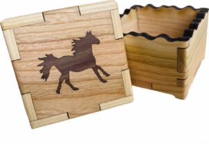Horse Inlay Box