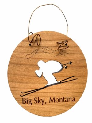 Skier Ornament